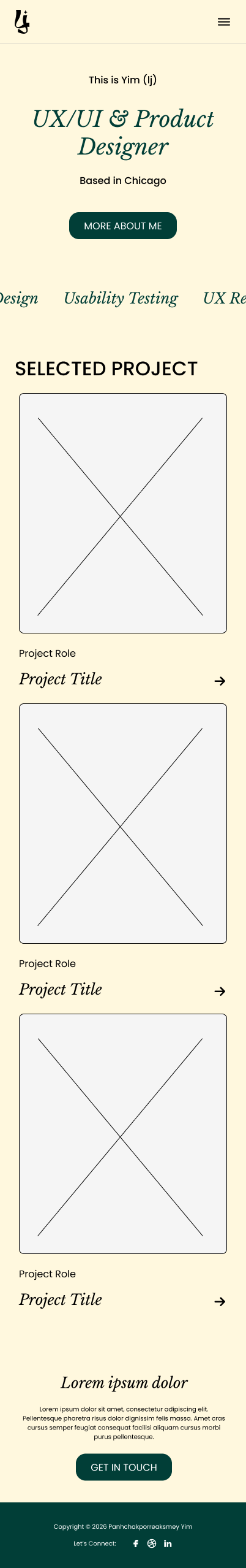 Homepage Phone Design